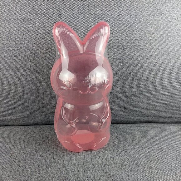 Target Other - Target Bullseye Playground Plastic Pink Bunny "Egg-like" Vessel / Container